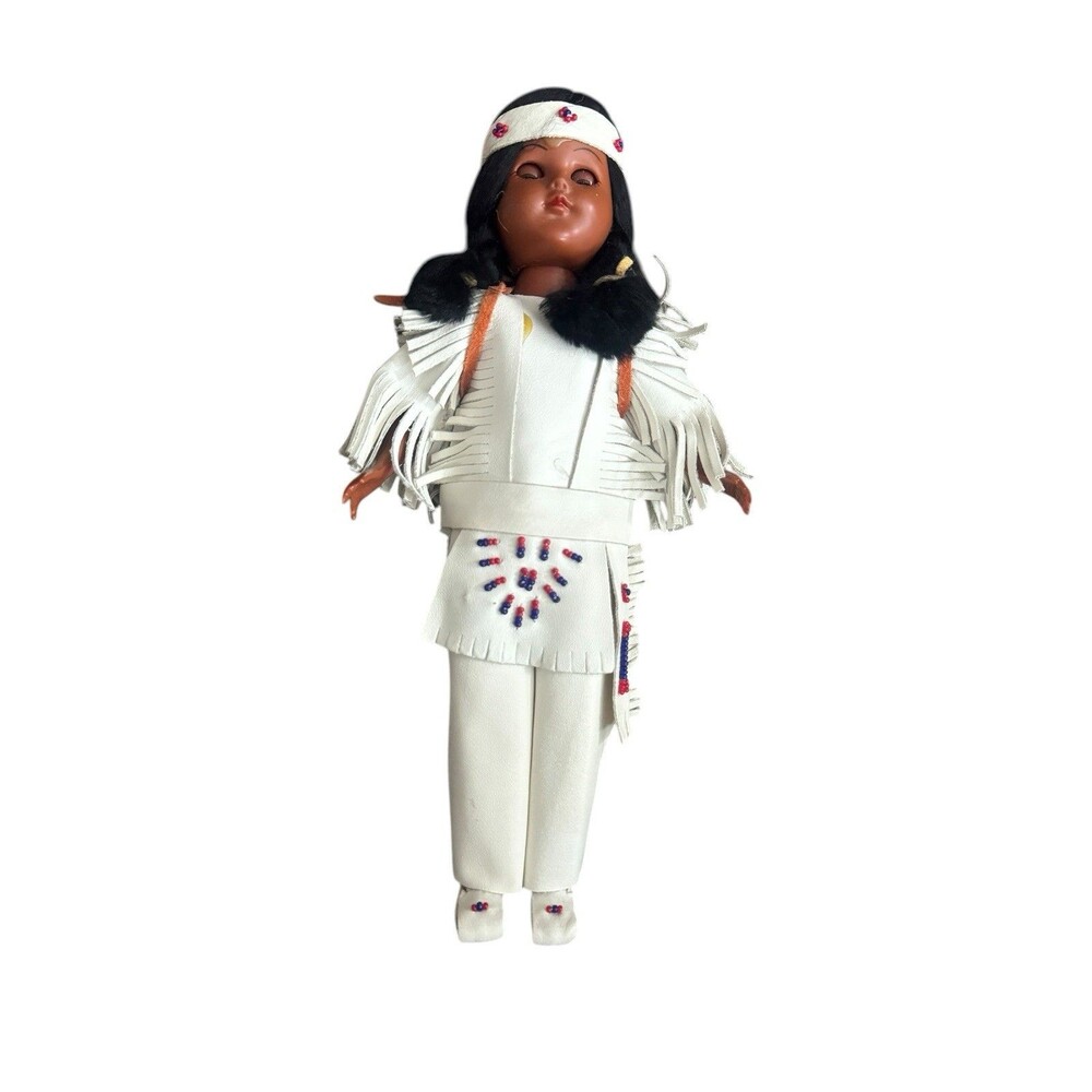 Vintage American Indian Doll Sleepy Eyes Doll